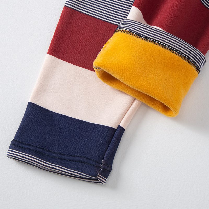 2 Pcs Men’s Striped Thermal Underwear, Compression Thermal Base Layer Set, Comfy Moisture Wicking & Breathable Basic Long Sleeve & Leggings Casual Men Warm Underwear Set, Long Johns Set, Men’s Thermal Clothing