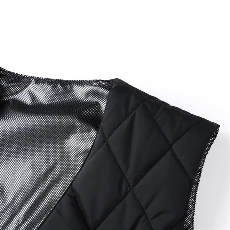 HV-16A Heating Vest 16 Heated Zones Trible Gears Temperature Level Control Thermal Winter USB Electric Heating Jacket for Camping Hiking