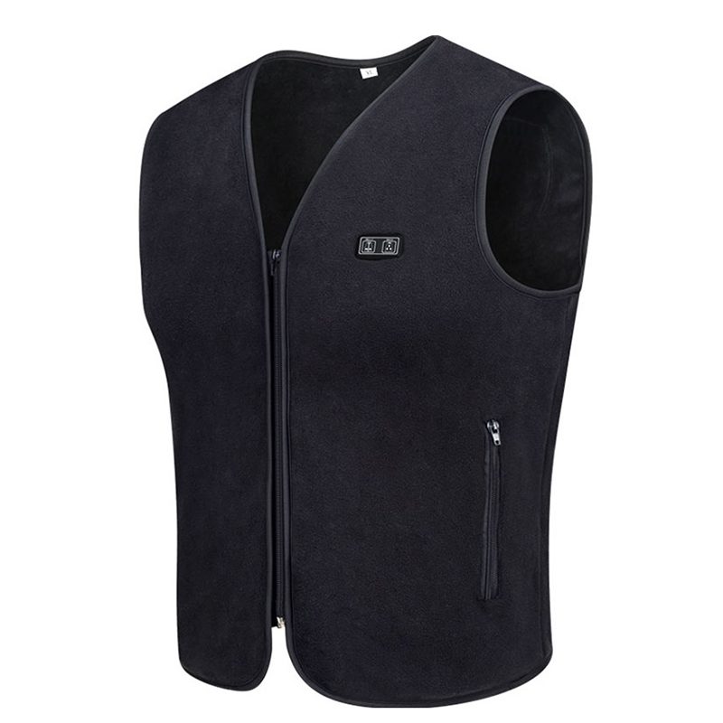 HS-10 10 Areas Smart Heating Vest 3 Gear Temperature USB Charging Winter Warmth Cold-proof Waistcoat for Men Women Elderly People