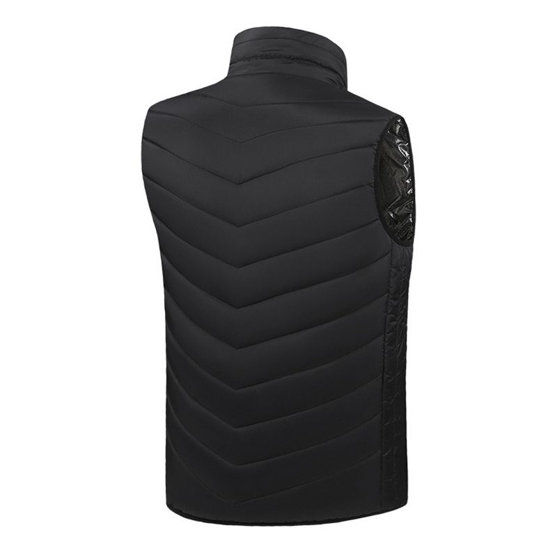 HV-27 Unisex 27 Heating Area Vest 3-Gears Heated Four Controls Jackets USB Electric Thermal Clothing Winter Warm Vest Outdoor Heat Coat Clothing