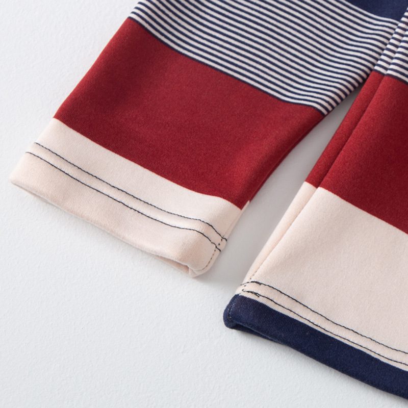 2 Pcs Men’s Striped Thermal Underwear, Compression Thermal Base Layer Set, Comfy Moisture Wicking & Breathable Basic Long Sleeve & Leggings Casual Men Warm Underwear Set, Long Johns Set, Men’s Thermal Clothing