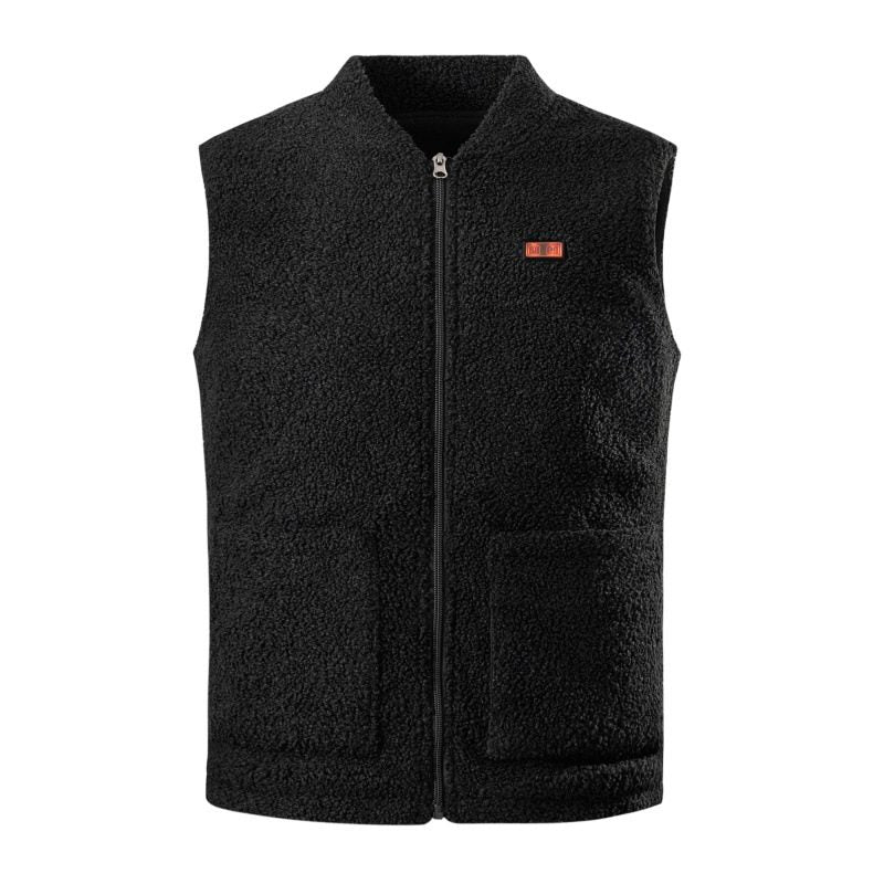 HV-08 Heated Vest 8 Heating Areas USB Charging 3 Gear Temperature Control Plush Windproof Outdoor Winter Warm Clothing
