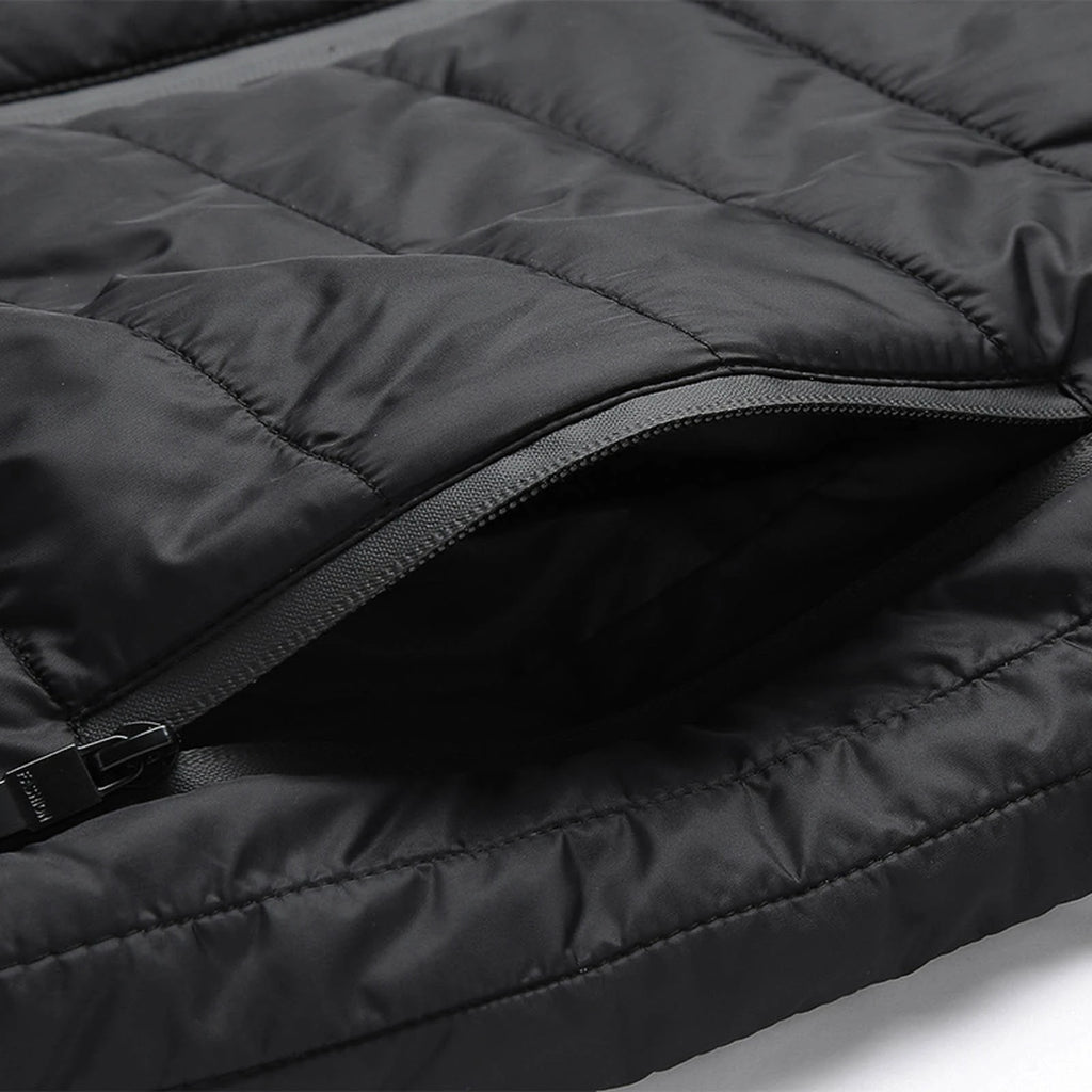 HV-11S Unisex 11 Heating Area Vest 3-Gears Heated Jackets USB Electric Thermal Clothing Winter Warm Vest Outdoor Heat Coat Clothing for Winter Skiing Camping