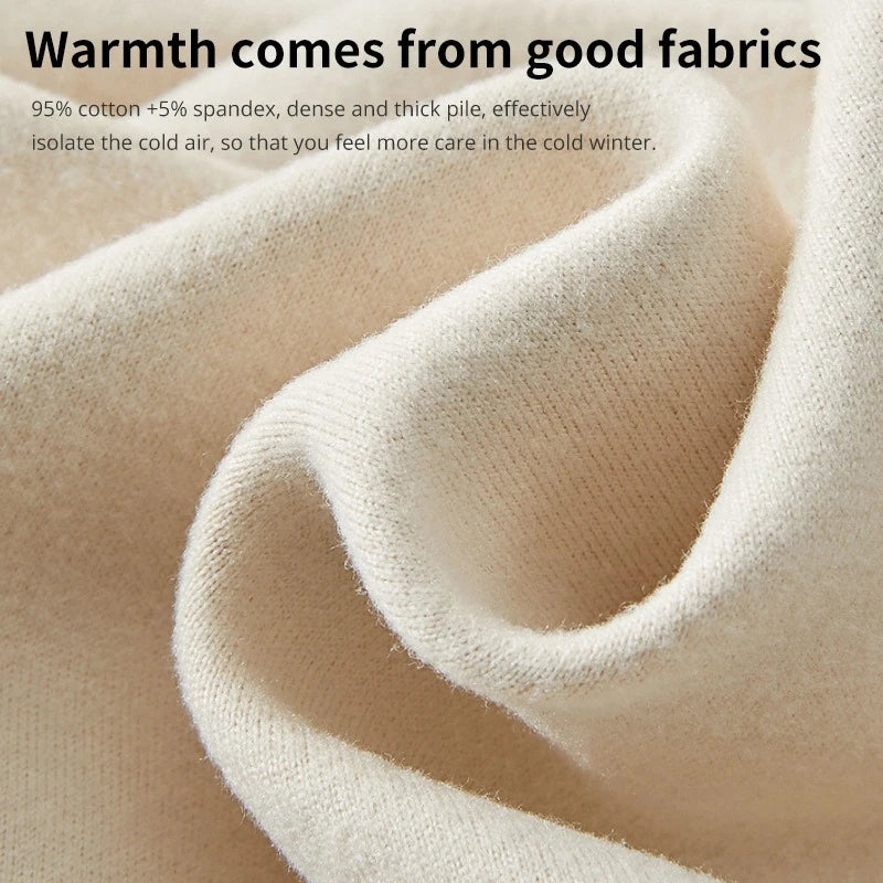 2Pcs Men Winter Thermal Wear, Thermal Underwear Set, Thermal Base Layer Set, Warmth Slim Body and High Elasticity Comfortable and Breathable Long Sleeve Crew Neck Bottom Shirts Tops & Pants Men’s Thermal Clothing