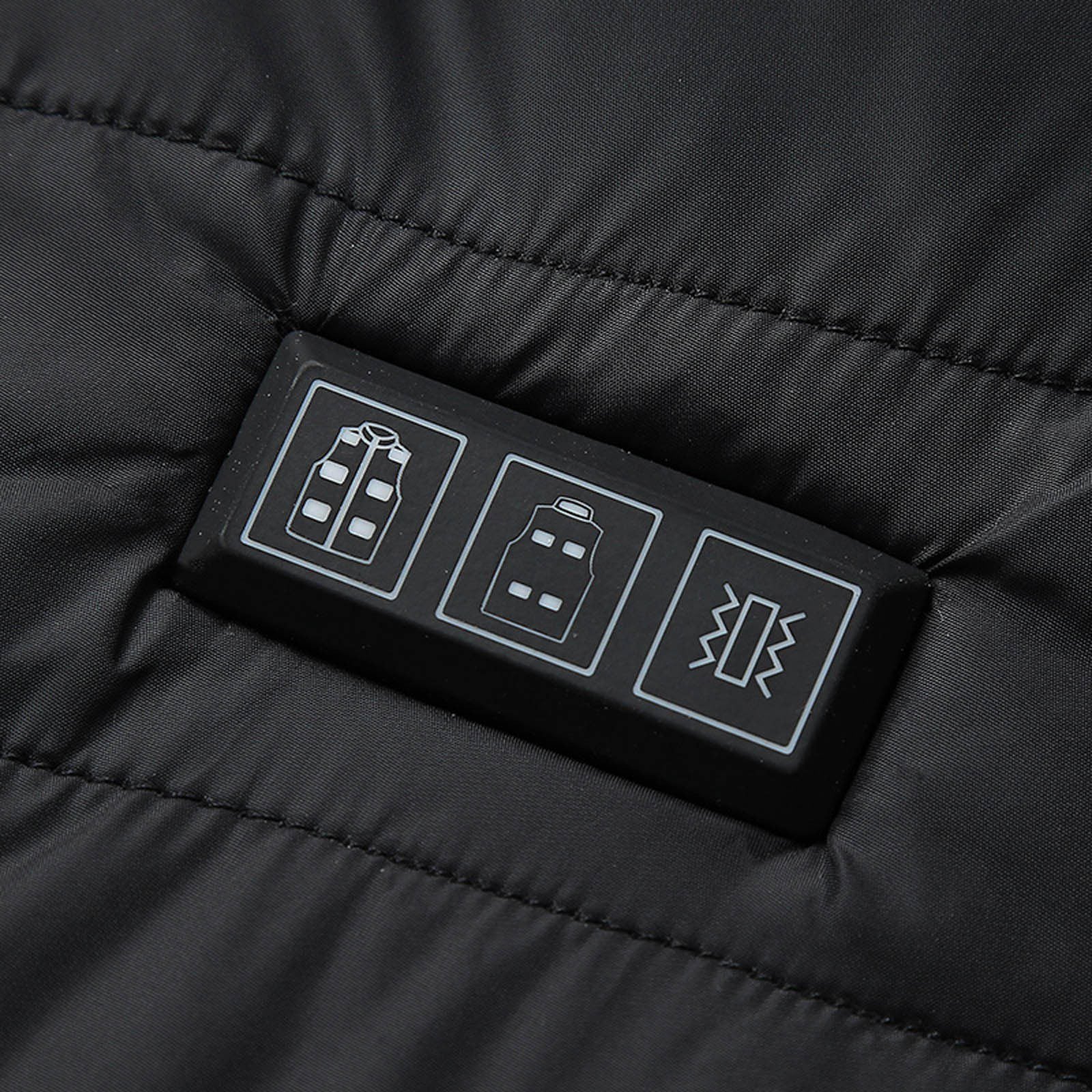 HV-11S Unisex 11 Heating Area Vest 3-Gears Heated Jackets USB Electric Thermal Clothing Winter Warm Vest Outdoor Heat Coat Clothing for Winter Skiing Camping