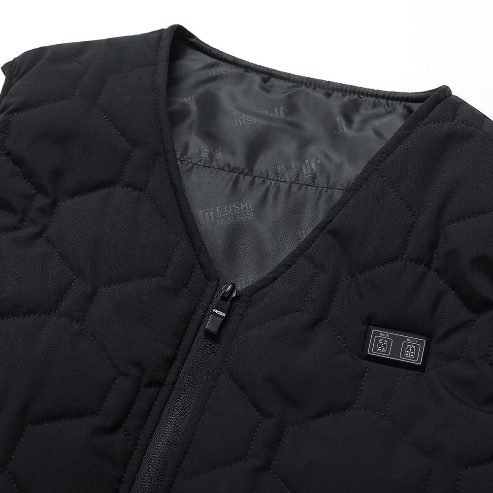 HV-20 Smart Heated Vest 20 Heating Areas Oversized Women Men Winter Vest Self Heating Vest Usb Electric Thermal Vest Jacket Outdoor Vest